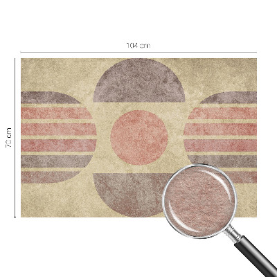 Zidna dekoracija fototapeta s motivom geometrijskih oblika