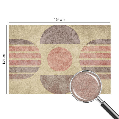 Zidna dekoracija fototapeta s motivom geometrijskih oblika