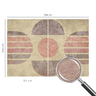 Zidna dekoracija fototapeta s motivom geometrijskih oblika