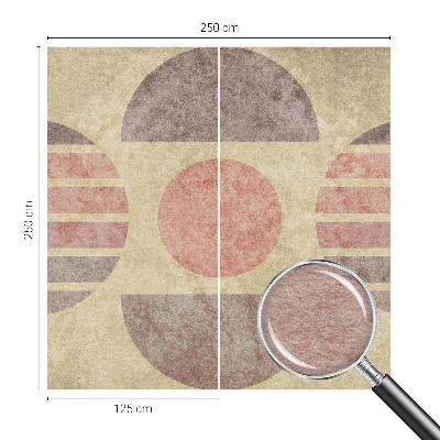 Zidna dekoracija fototapeta s motivom geometrijskih oblika