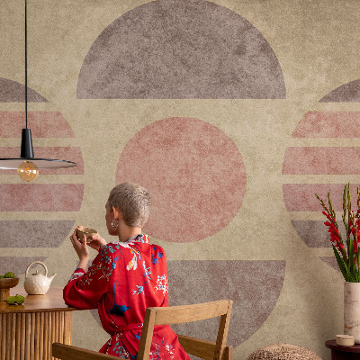 Zidna dekoracija fototapeta s motivom geometrijskih oblika