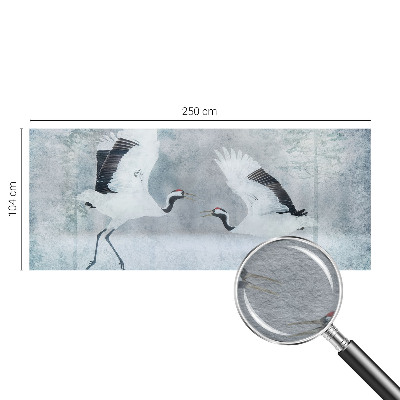 Zidna fototapeta od flisa Skladne ždralove
