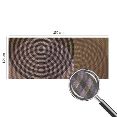 Moderna fototapeta s dizajnom hipnotizirajućih krugova