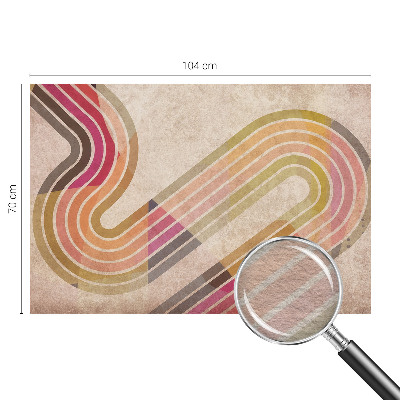 Zidna dekoracija fototapeta s motivom geometrijskih linija