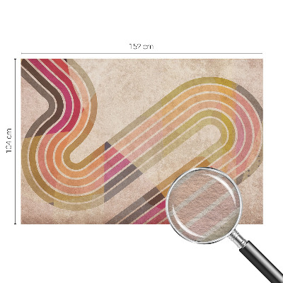 Zidna dekoracija fototapeta s motivom geometrijskih linija