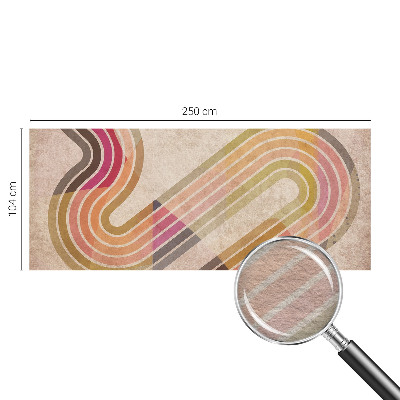 Zidna dekoracija fototapeta s motivom geometrijskih linija