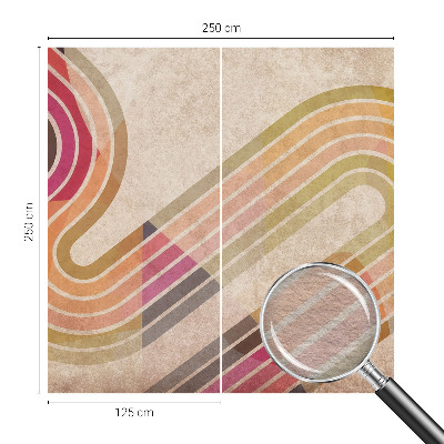 Zidna dekoracija fototapeta s motivom geometrijskih linija