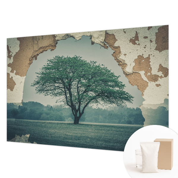 Vlies fototapeta s motivom usamljenog drveta