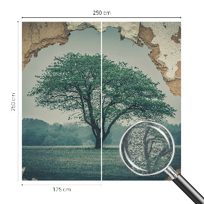 Vlies fototapeta s motivom usamljenog drveta