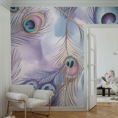 Flis fototapeta Paunovo perje