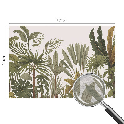 Fototapeta za dnevni boravak s motivom egzotičnog lišća