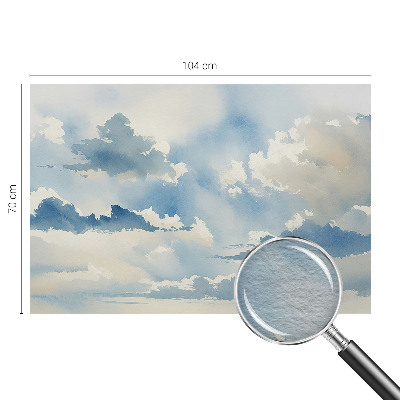 Fototapeta za spavaću sobu s motivom nebeskih oblaka