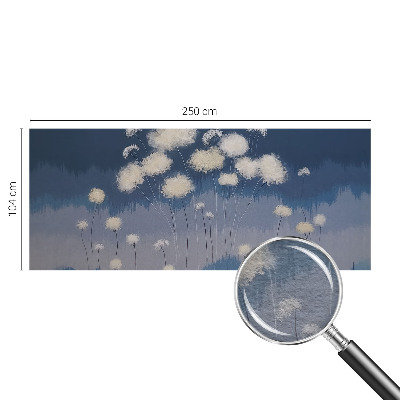 Foto tapeta po mjeri s motivom bijelih maslačaka