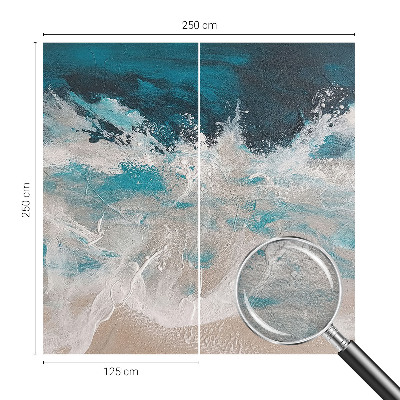 Zidna foto tapeta s motivom oceanskih valova