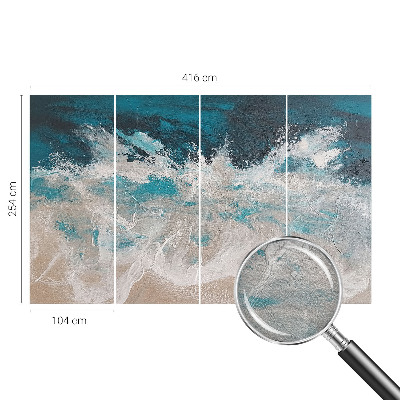 Zidna foto tapeta s motivom oceanskih valova