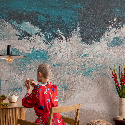 Zidna foto tapeta s motivom oceanskih valova