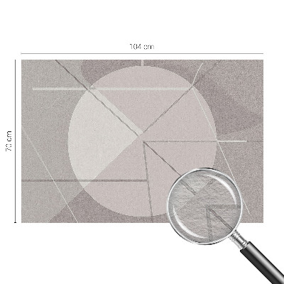 Fototapeta za spavaću sobu s motivom apstraktne geometrije