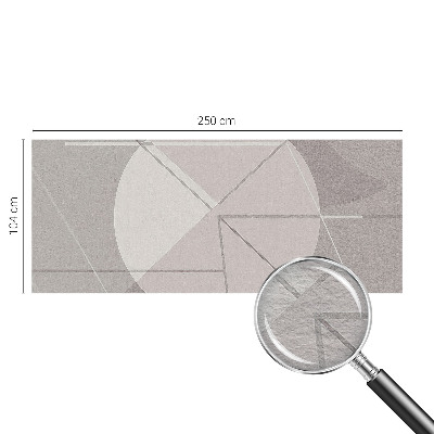 Fototapeta za spavaću sobu s motivom apstraktne geometrije