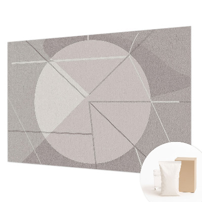 Fototapeta za spavaću sobu s motivom apstraktne geometrije