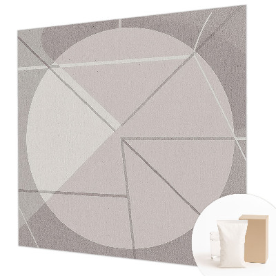 Fototapeta za spavaću sobu s motivom apstraktne geometrije