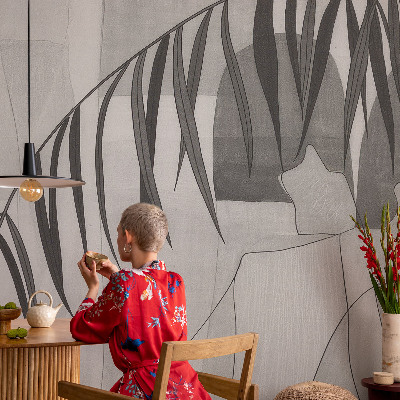 Flis fototapeta s motivom apstraktne palme
