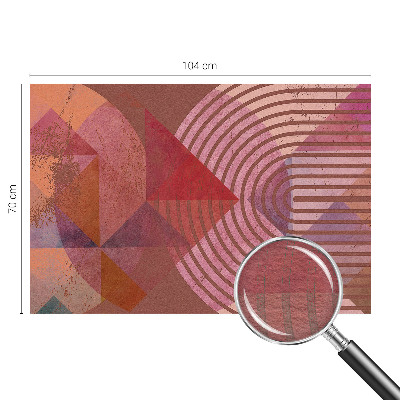 Zidna fototapeta s apstraktnim oblicima