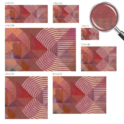 Zidna fototapeta s apstraktnim oblicima