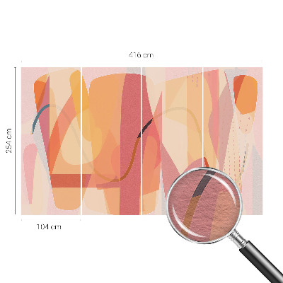 Flis fototapeta s motivom šarane apstrakcije