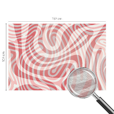 Fototapeta za spavaću sobu s motivom valovitih linija