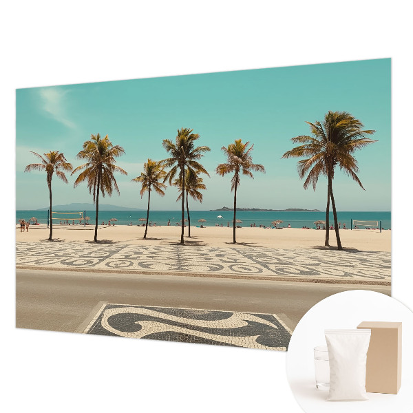 Vlies fototapeta s motivom plaže s palmama