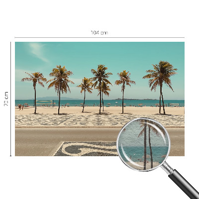 Vlies fototapeta s motivom plaže s palmama