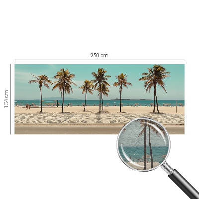 Vlies fototapeta s motivom plaže s palmama