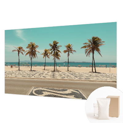 Vlies fototapeta s motivom plaže s palmama