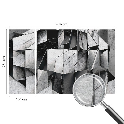 Foto tapeta za dnevni boravak Geometrijska apstrakcija