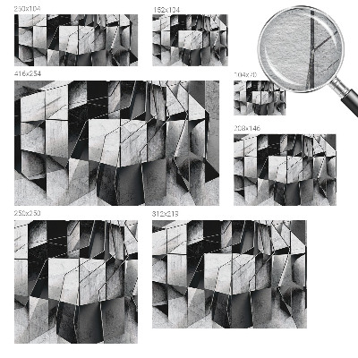 Foto tapeta za dnevni boravak Geometrijska apstrakcija