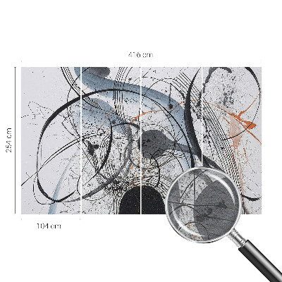 Premium fototapeta Ekspresivna apstrakcija