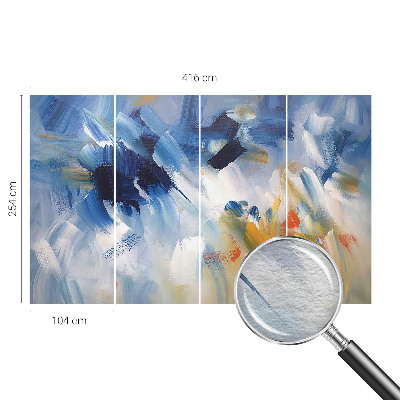 Vlies fototapeta s motivom šarenih poteza
