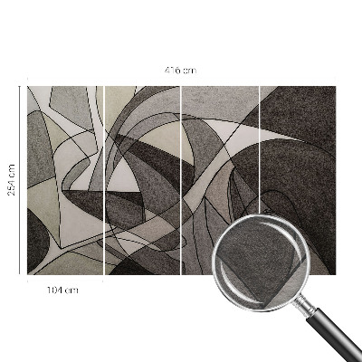 Foto tapeta po mjeri Geometrijska apstrakcija