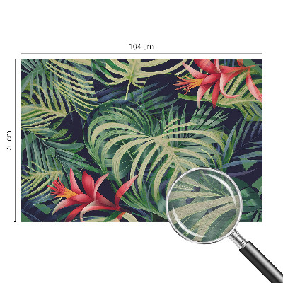 Fototapeta za dnevni boravak s motivom egzotičnih biljaka