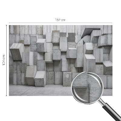 Moderna fototapeta s motivom betonskih blokova