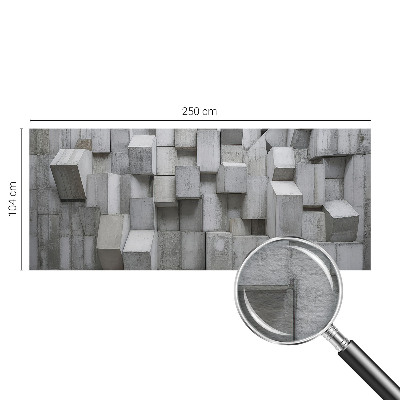 Moderna fototapeta s motivom betonskih blokova