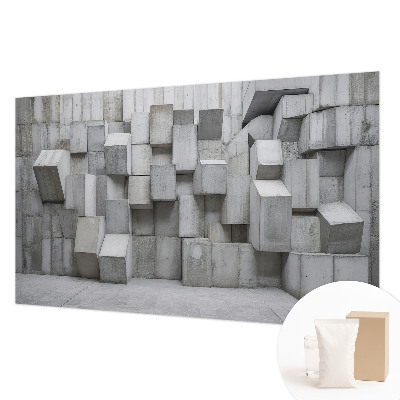 Moderna fototapeta s motivom betonskih blokova