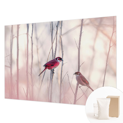 Foto tapeta za spavaću sobu s motivom para ptica