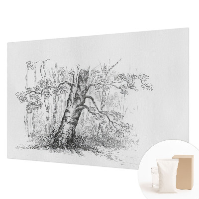 Premium fototapeta s motivom šumskog drveta