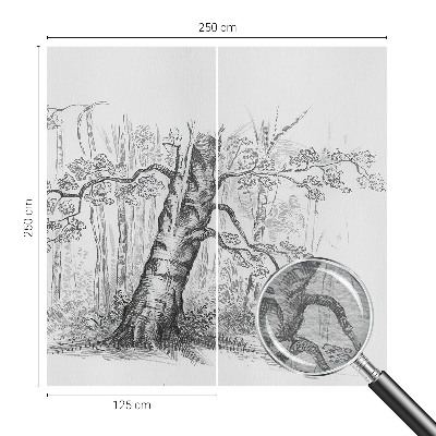 Premium fototapeta Šumsko drvo