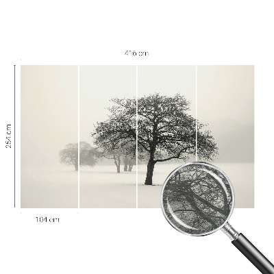 Vlies fototapeta Zimsko drveće