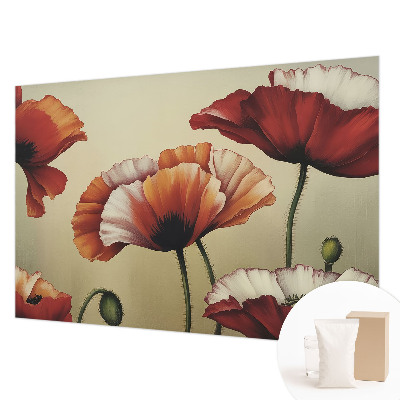 Premium fototapeta s motivom radosnih makova