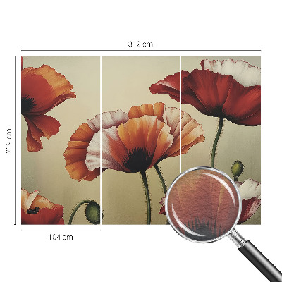 Premium fototapeta Radosni makovi