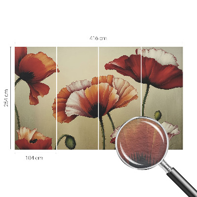 Premium fototapeta Radosni makovi
