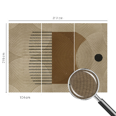 Foto tapeta za dnevni boravak Geometrija harmonije